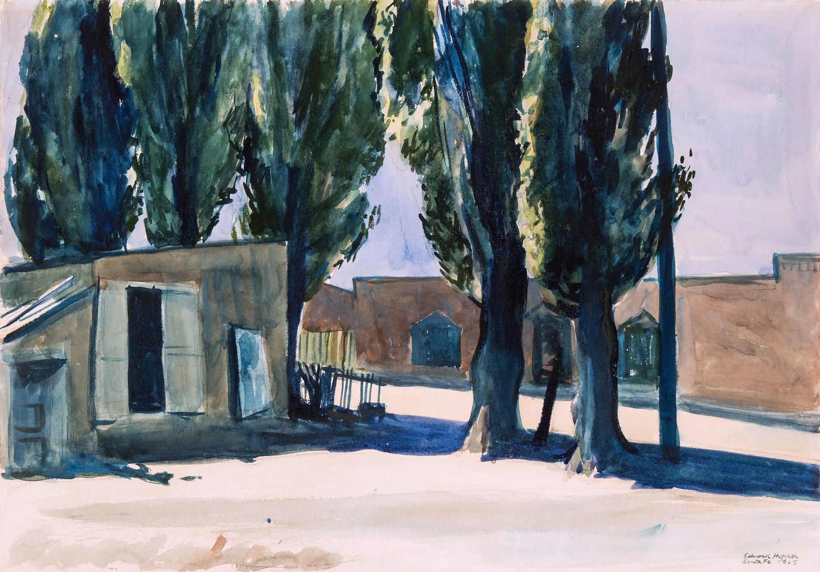 Edward Hopper, Poplars, 1925