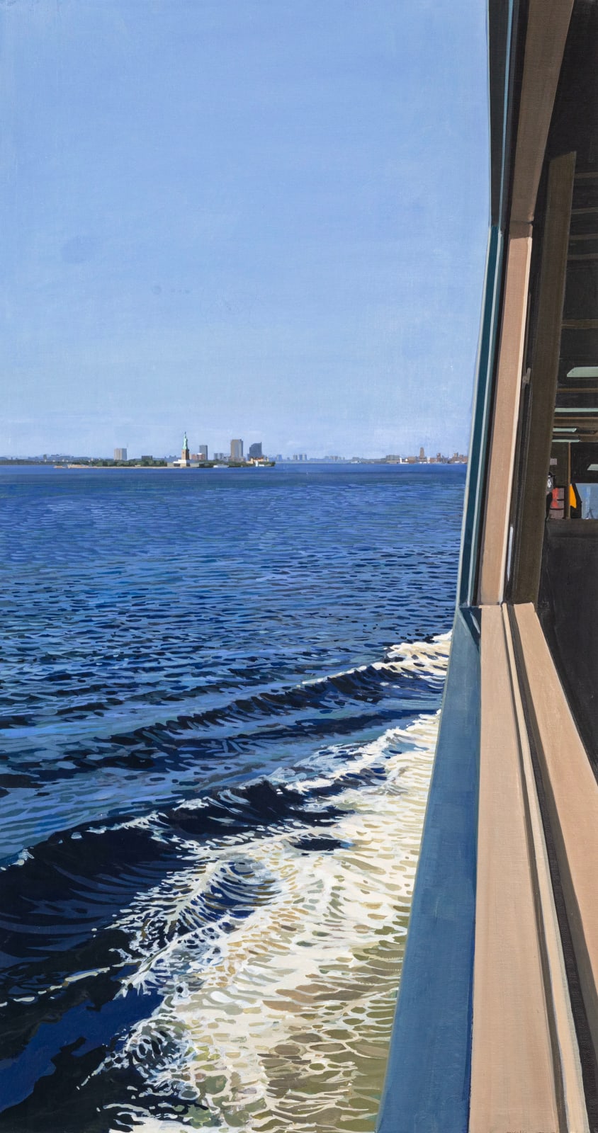 Richard Estes, Ellis Island View, c. 1987-92