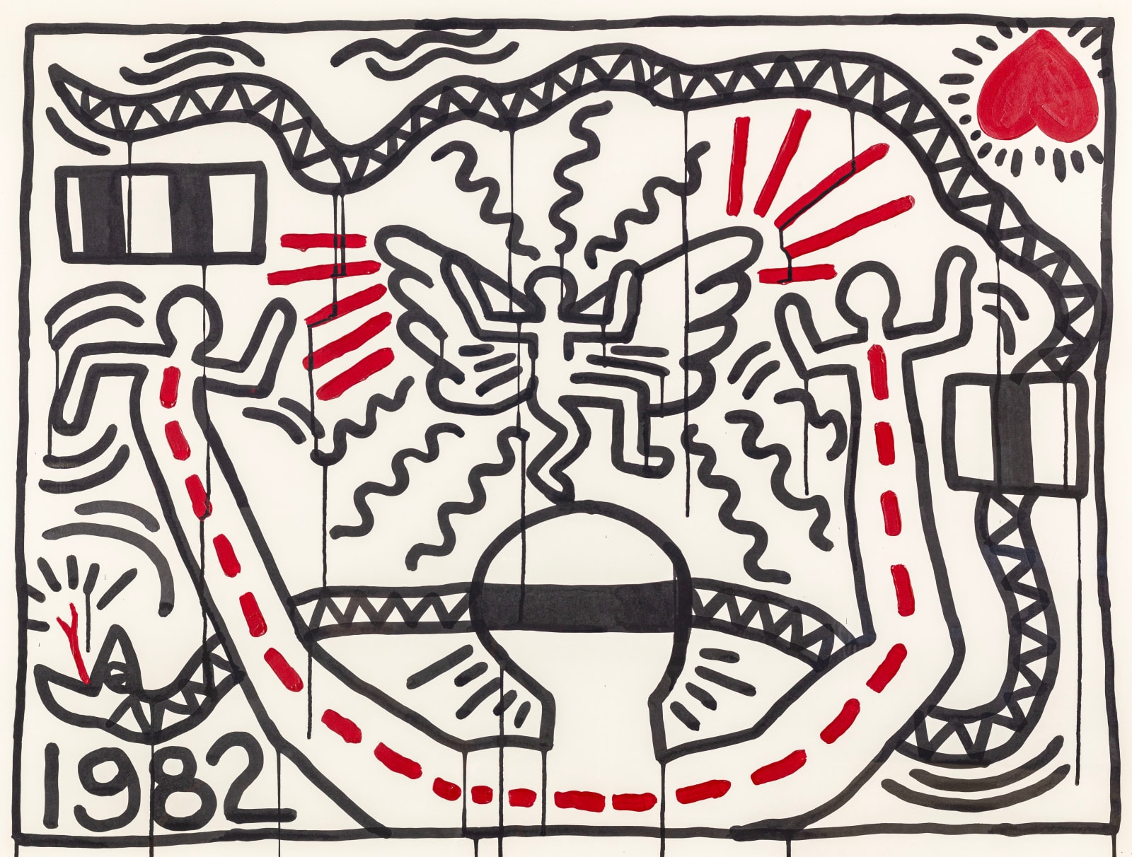 Keith Haring, Untitled, 1982