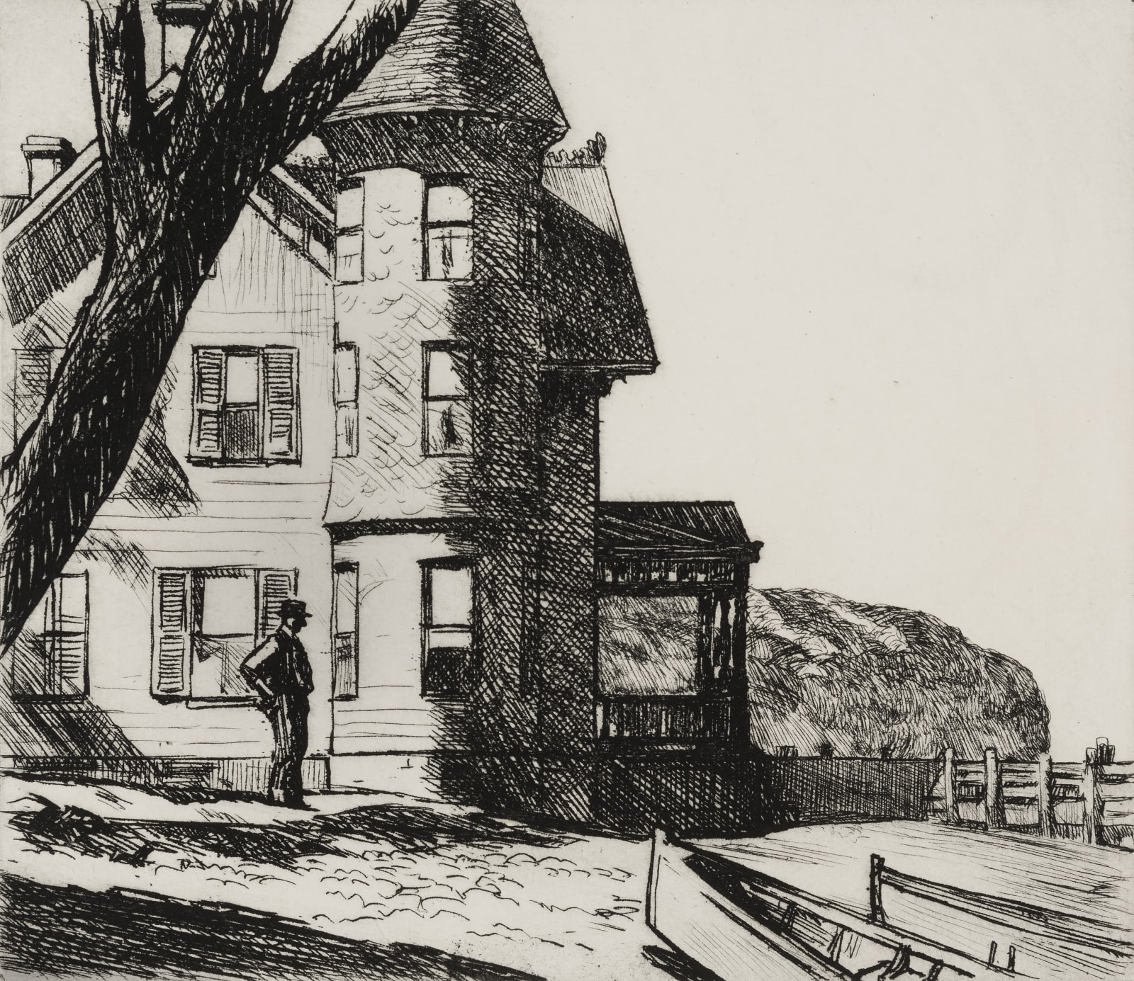 Edward Hopper, House by a River, 1919