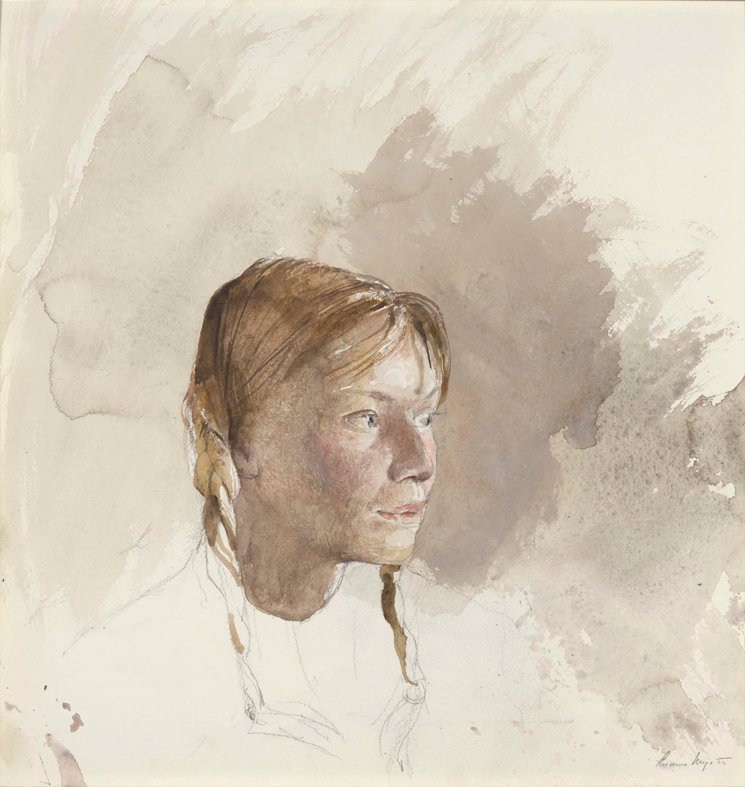 Andrew Wyeth, Her Daughter, 1972