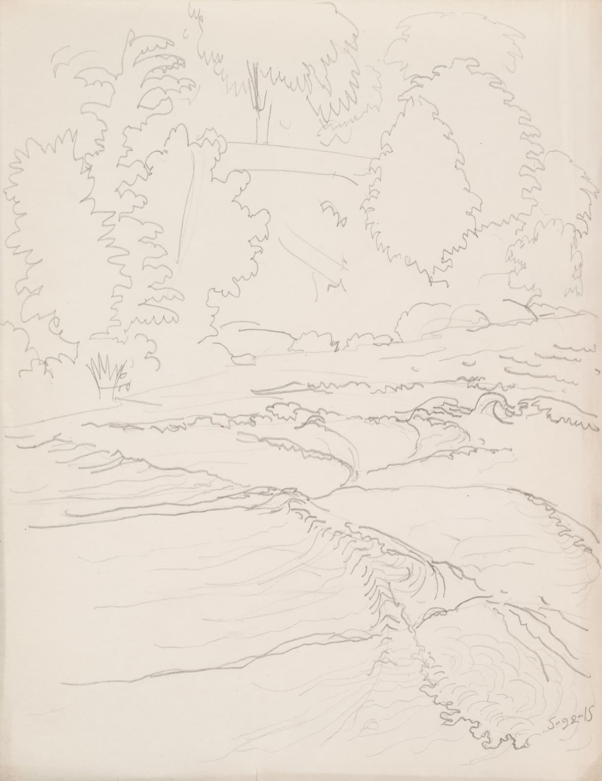 Charles Burchfield, Sketches, 1915