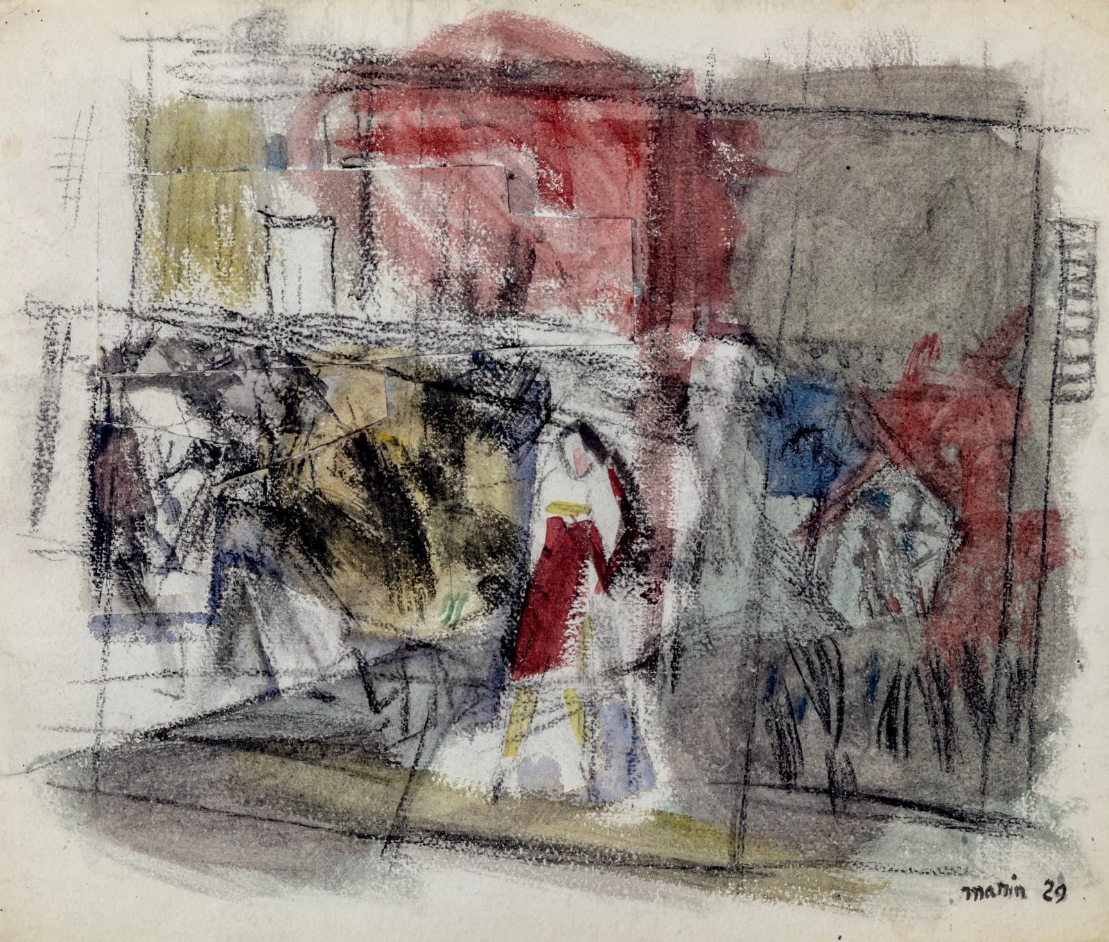 John Marin, City Movement, New York City, 1929