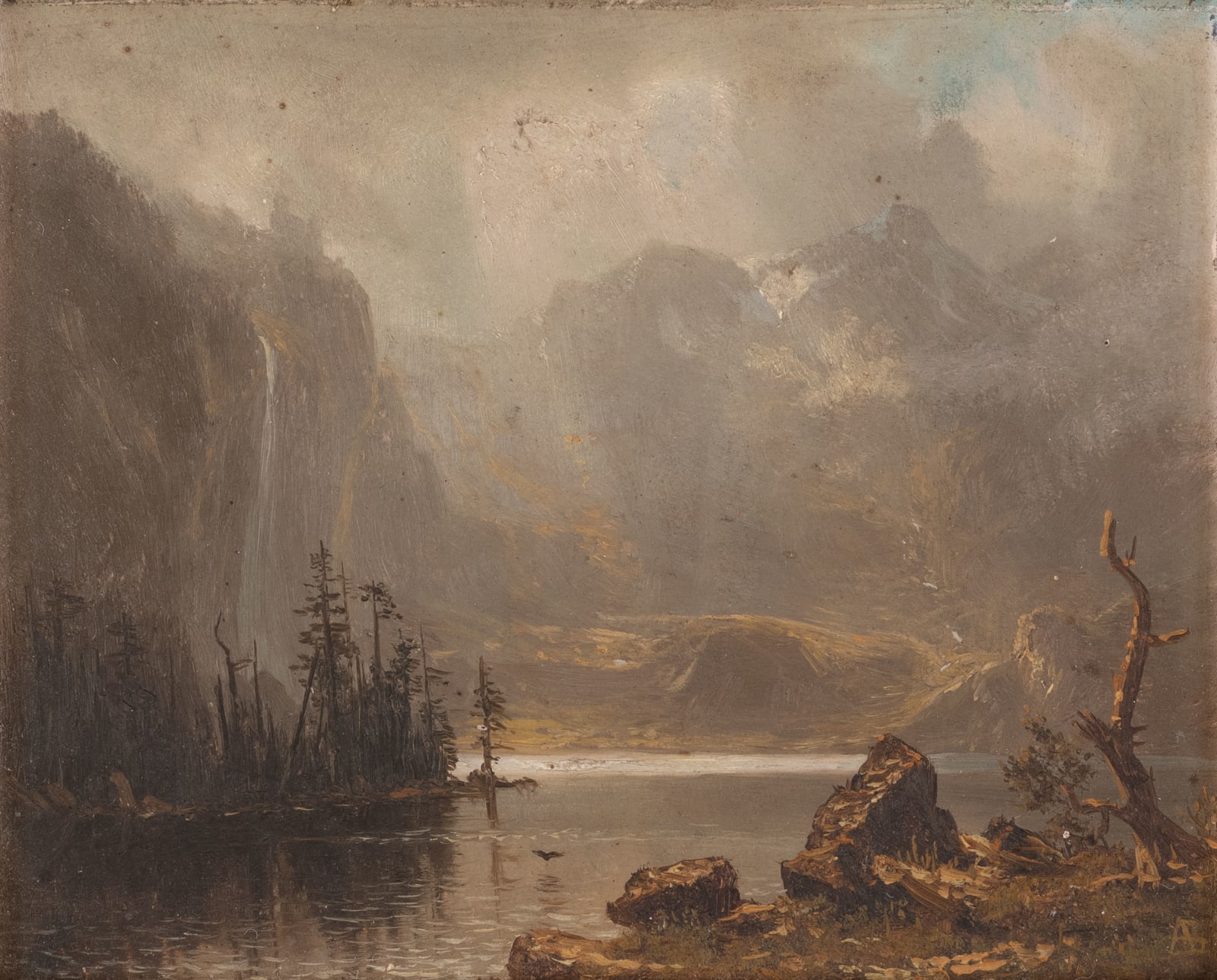 Albert Bierstadt, Mountain Landscape, undated