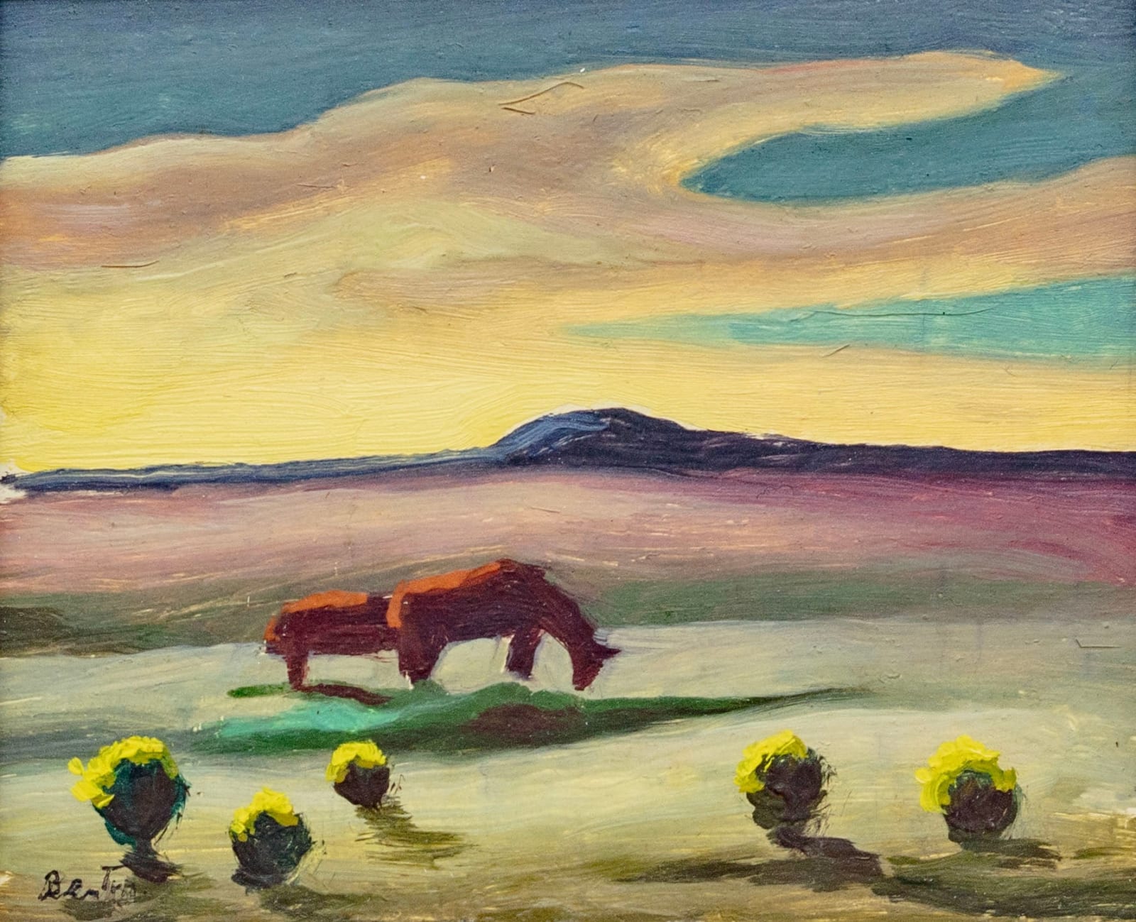 Thomas Hart Benton, Desert Dawn, c. 1961