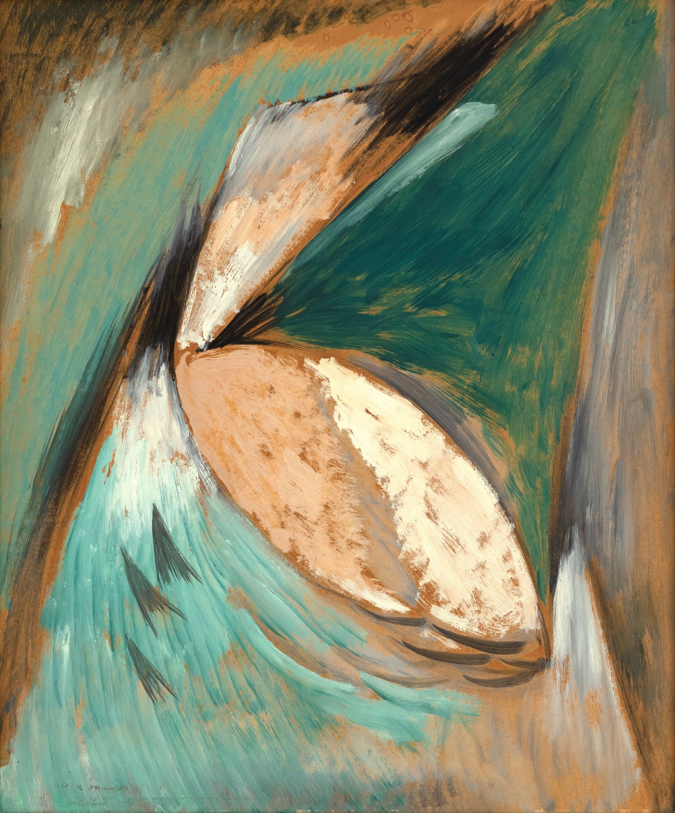 Alfred Maurer, Abstraction: Fishing, c. 1919-20