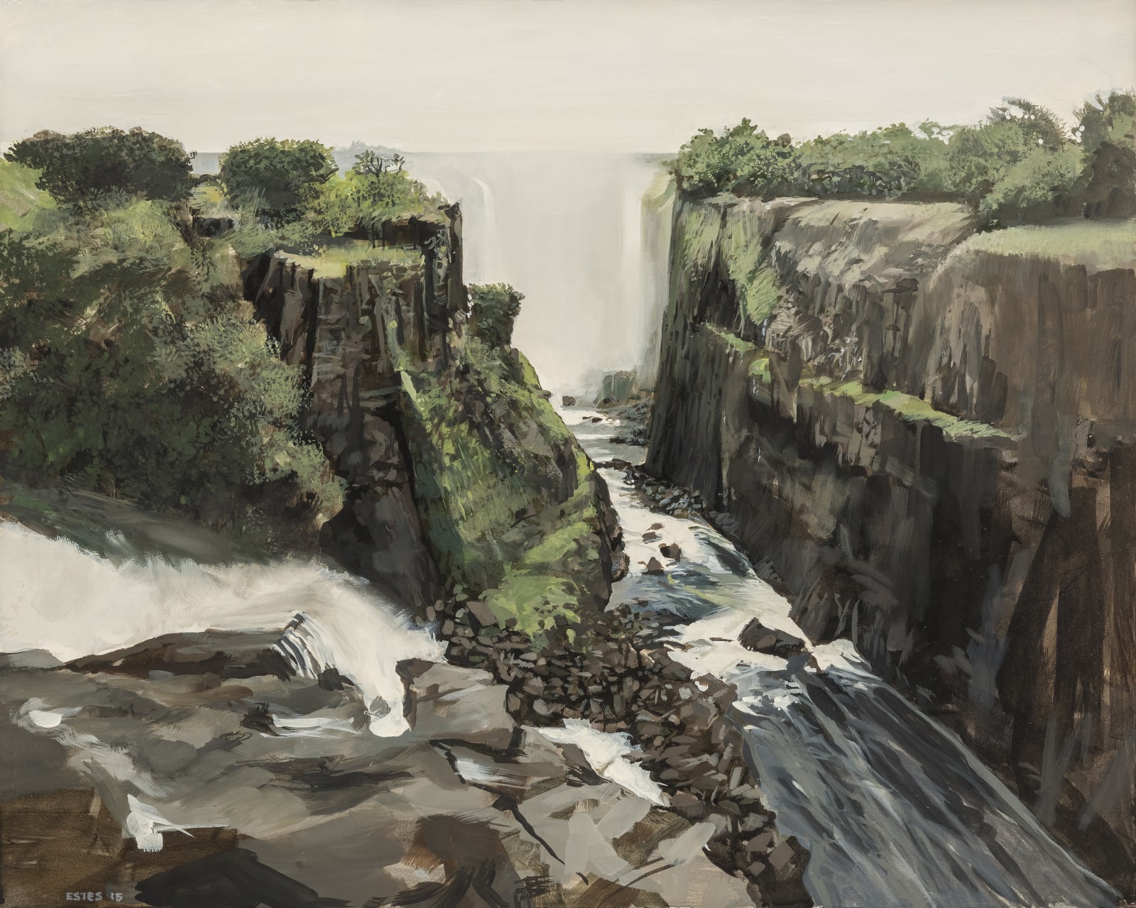 Richard Estes, Victoria Falls II, 2015
