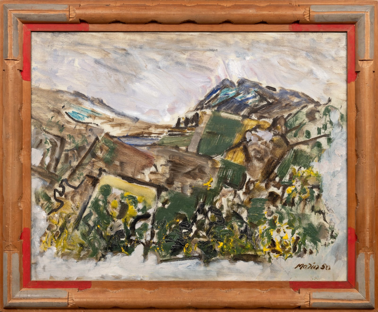 John Marin, Movement: Tunk Mountains, 1950