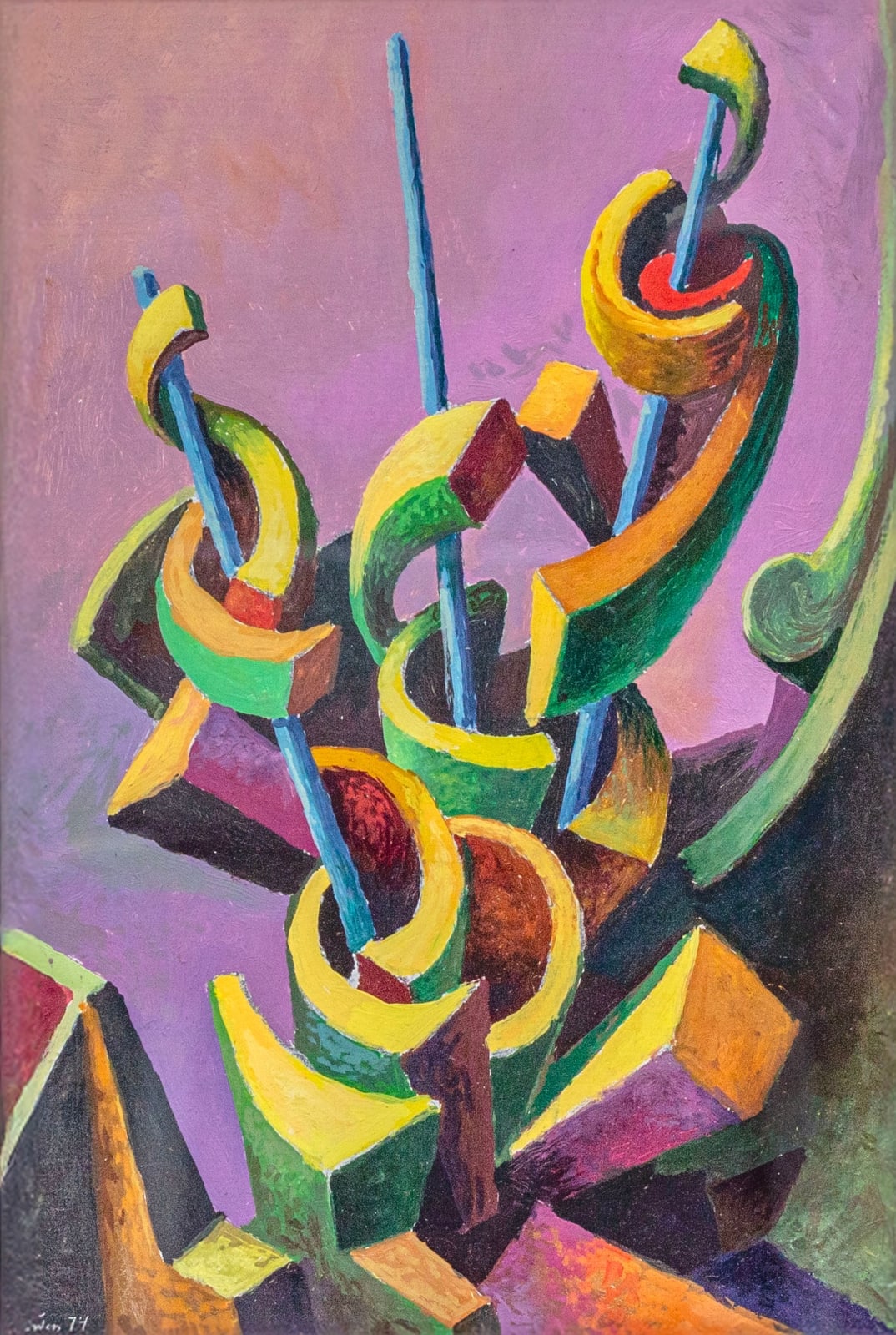 Thomas Hart Benton, Demonstration No. 3, 1973