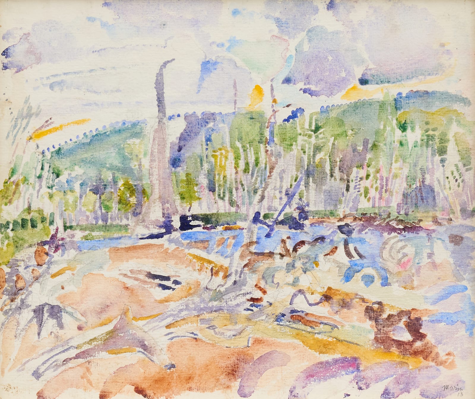 John Marin, Adirondacks II, 1913