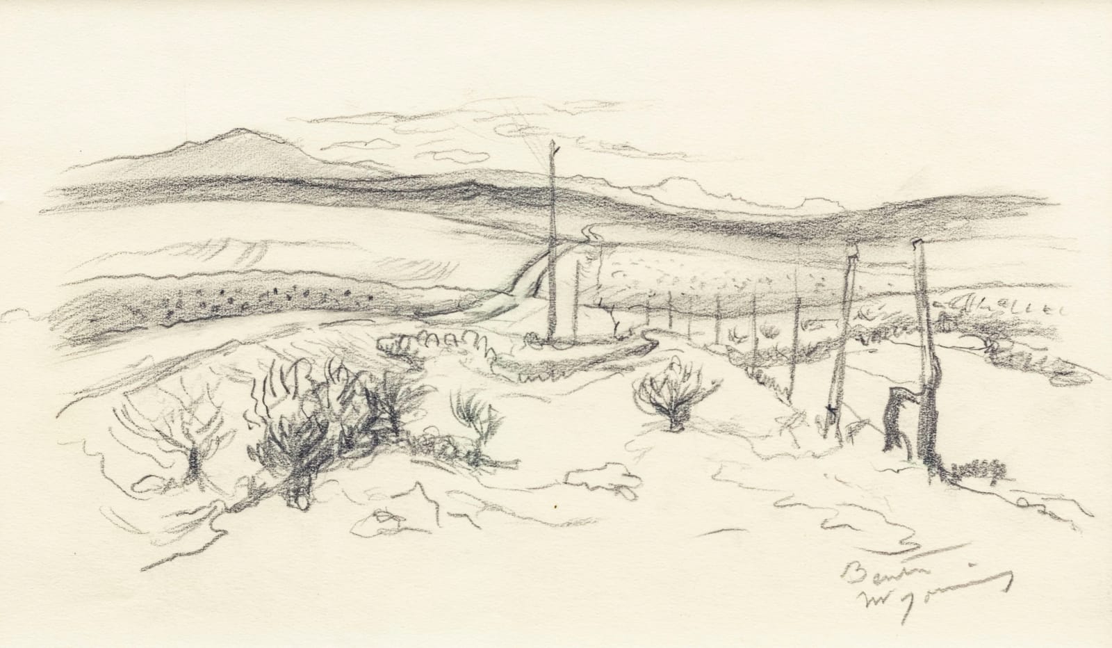 Thomas Hart Benton, Wyoming