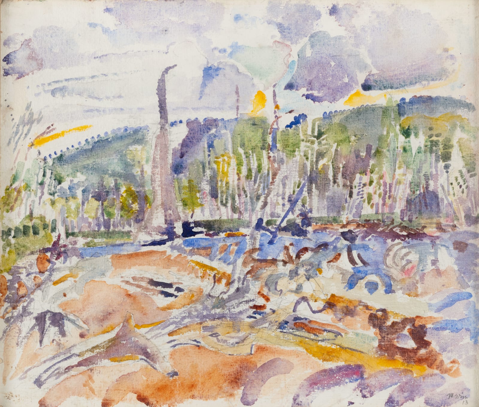 John Marin, Adirondacks II, 1913