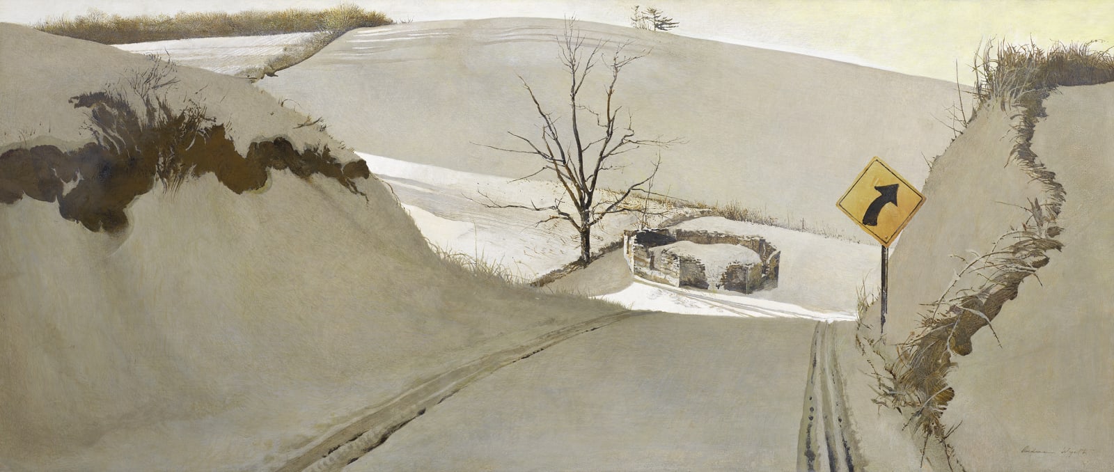 Andrew Wyeth, Ring Road, 1985
