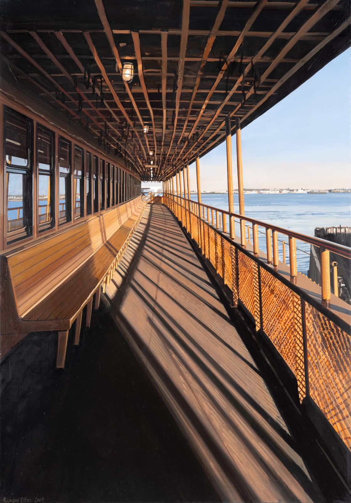 Richard Estes, Staten Island Ferry, 2004