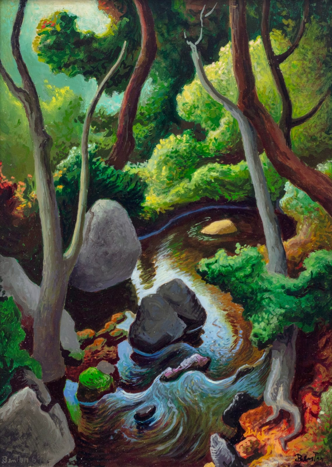 Thomas Hart Benton, The Brook, 1969