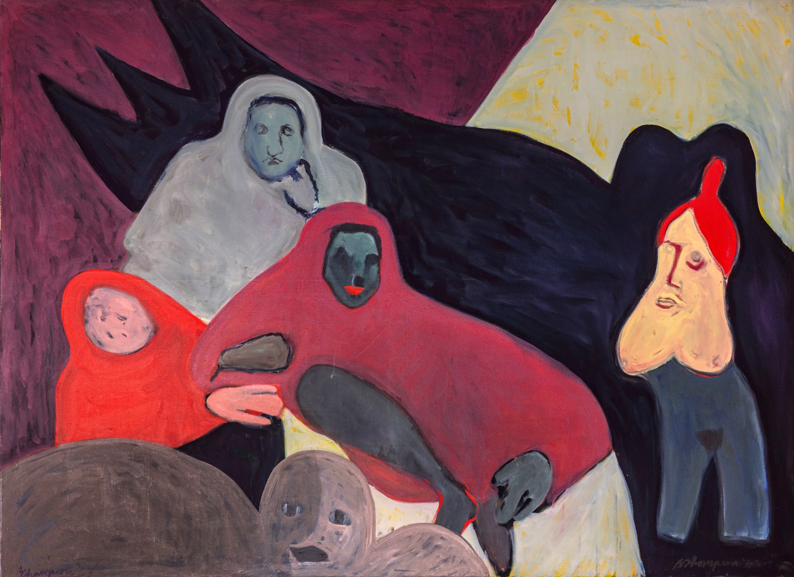 Bob Thompson, Family Portrait, 1963