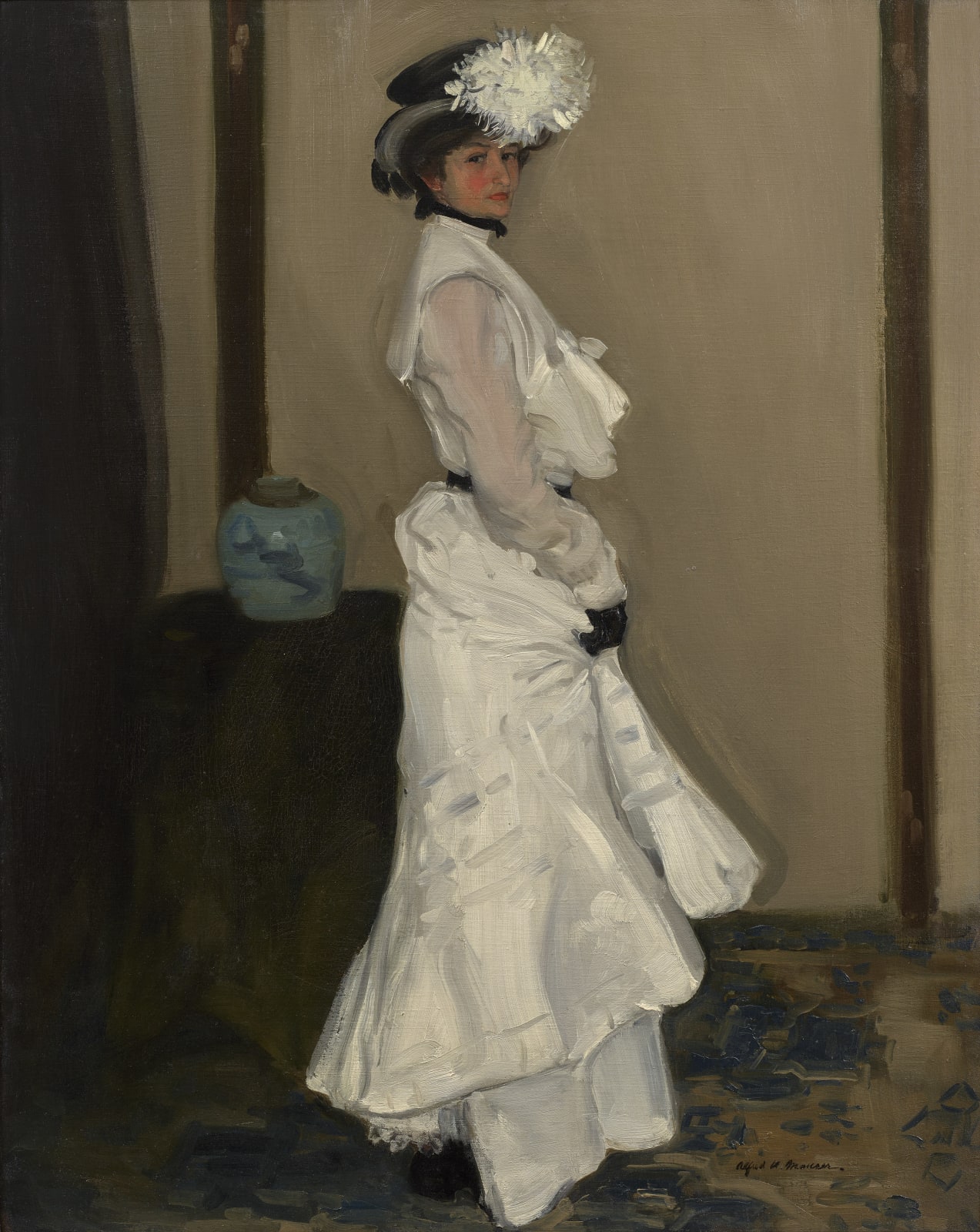Alfred Maurer, The Woman in White, c. 1900