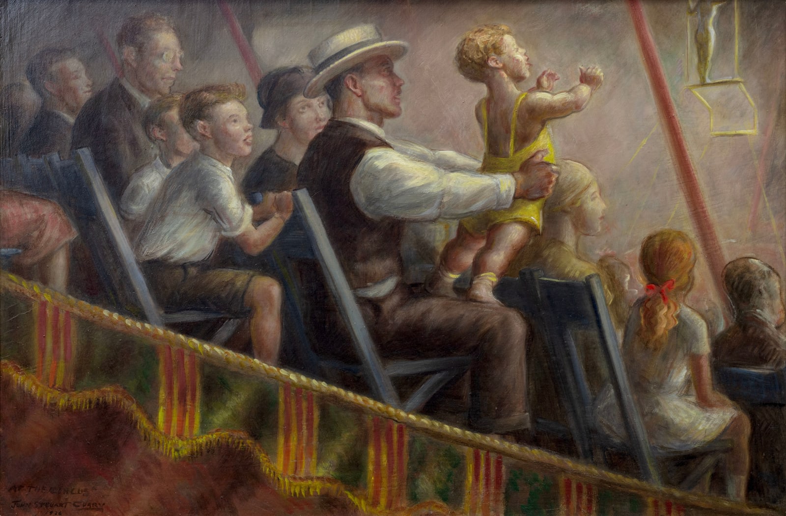 John Steuart Curry, At the Circus, 1936