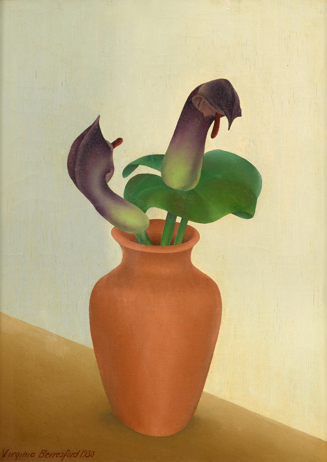 Virginia Berresford, Purple Flowers, 1930