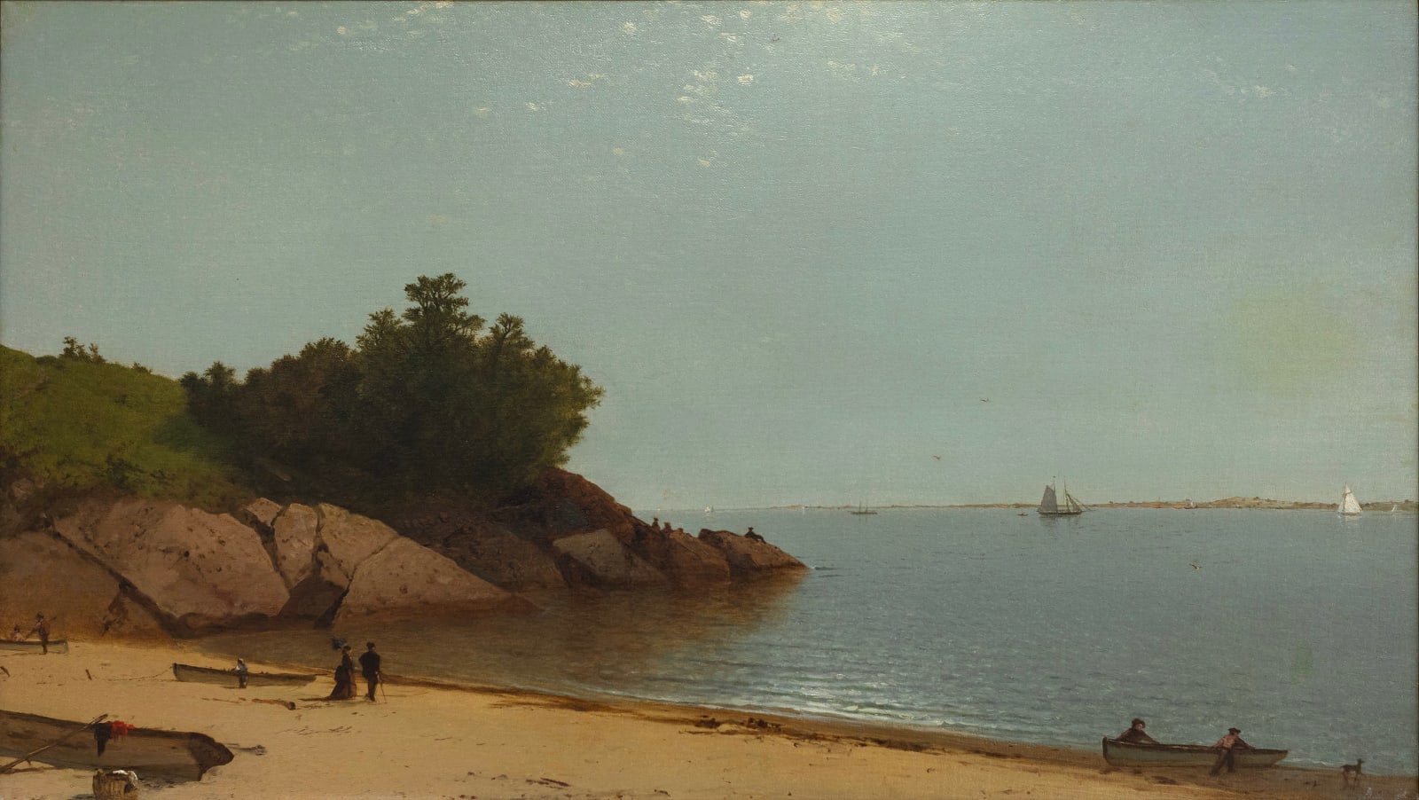 John Frederick Kensett, A Quiet Day on the Beverly Shore, Magnolia, Massachusetts, 1871