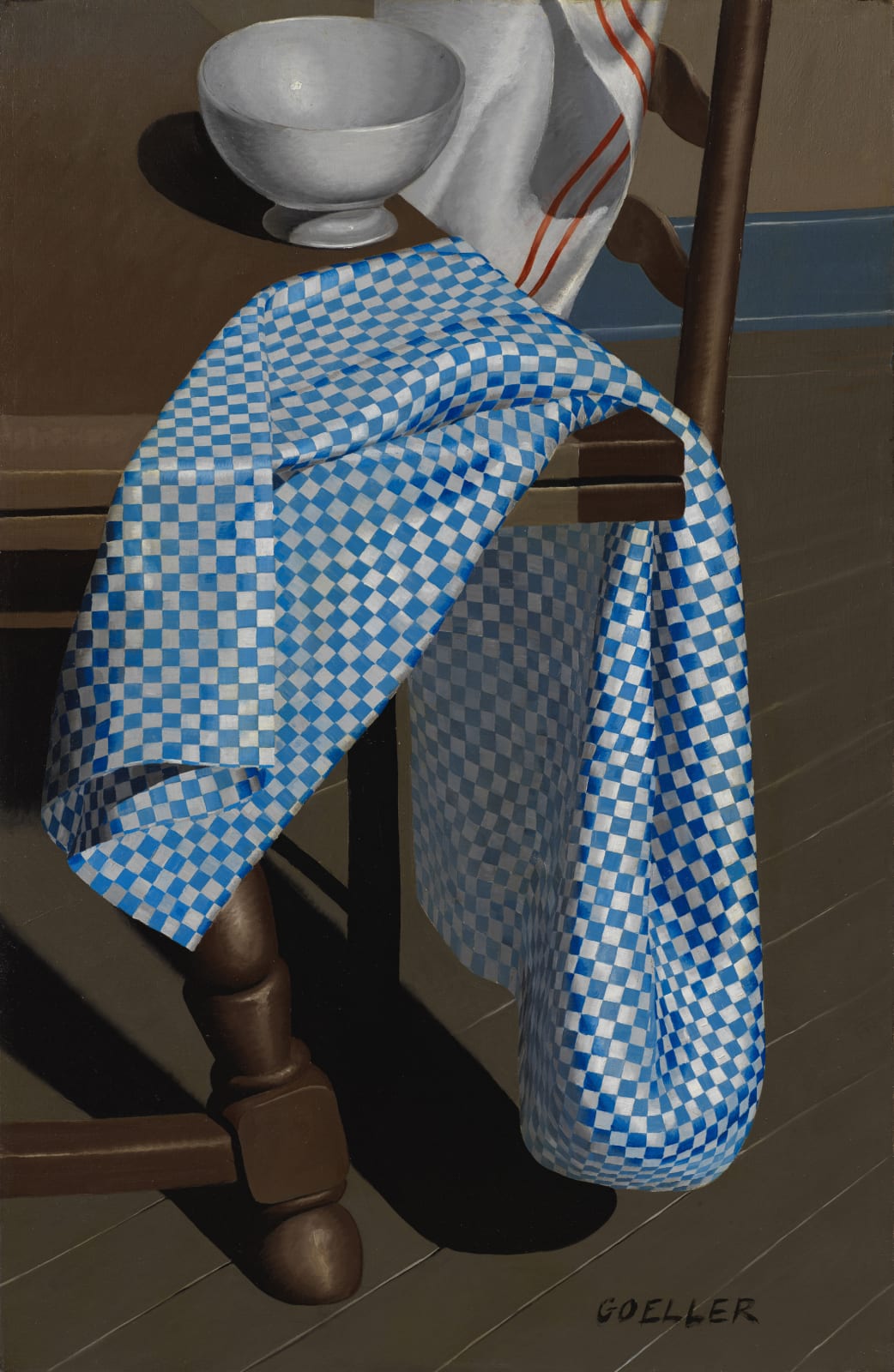Charles Goeller, Checked Tablecloth, by 1928
