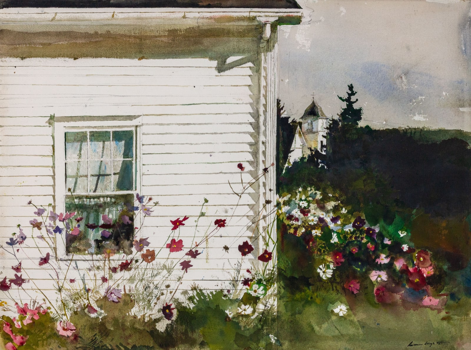 Andrew Wyeth, Around the Corner, 1992