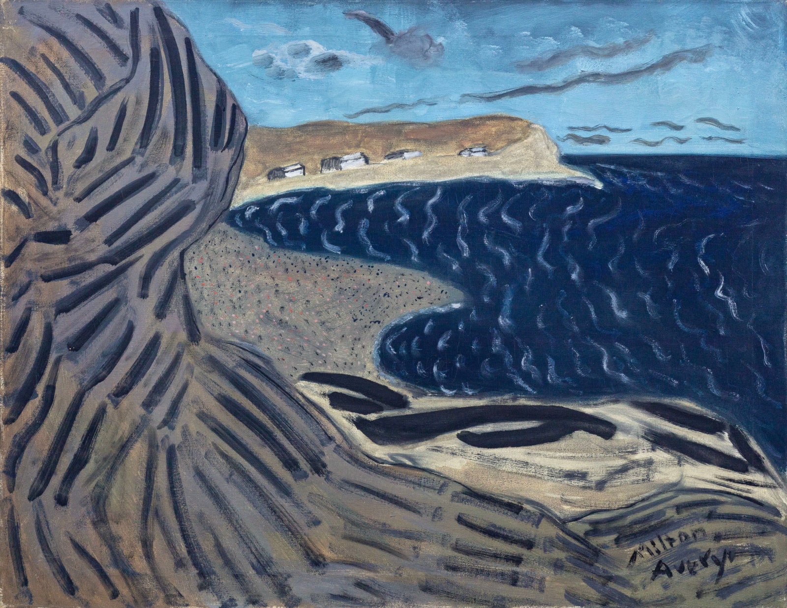 Milton Avery, Rocky Shore, 1939