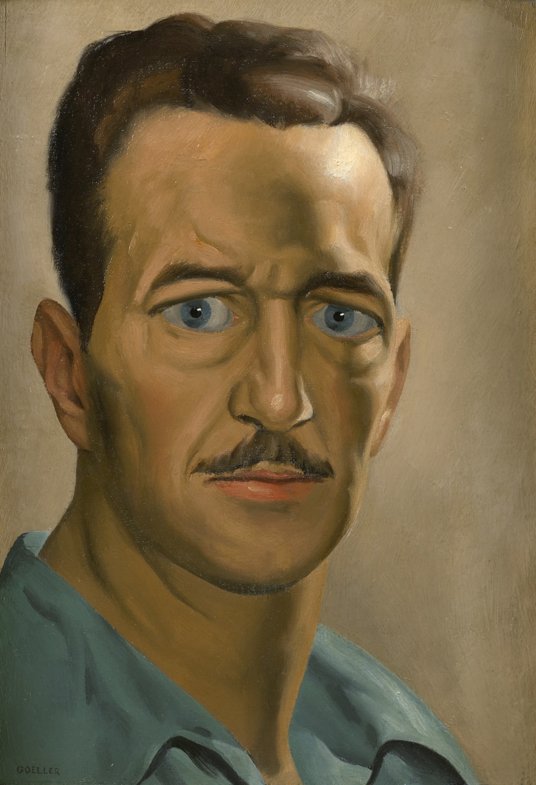 Charles Goeller, Self-Portrait, 1945
