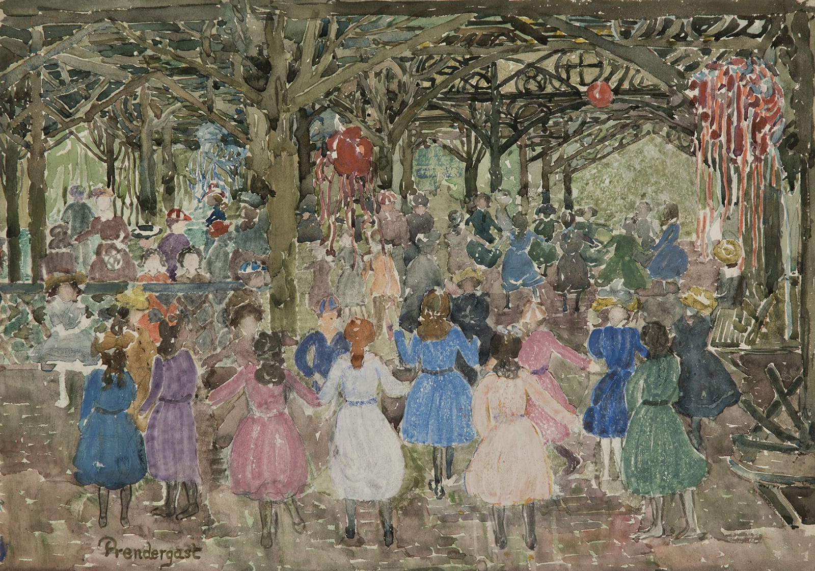 Maurice Prendergast, Central Park, c. 1900-1903