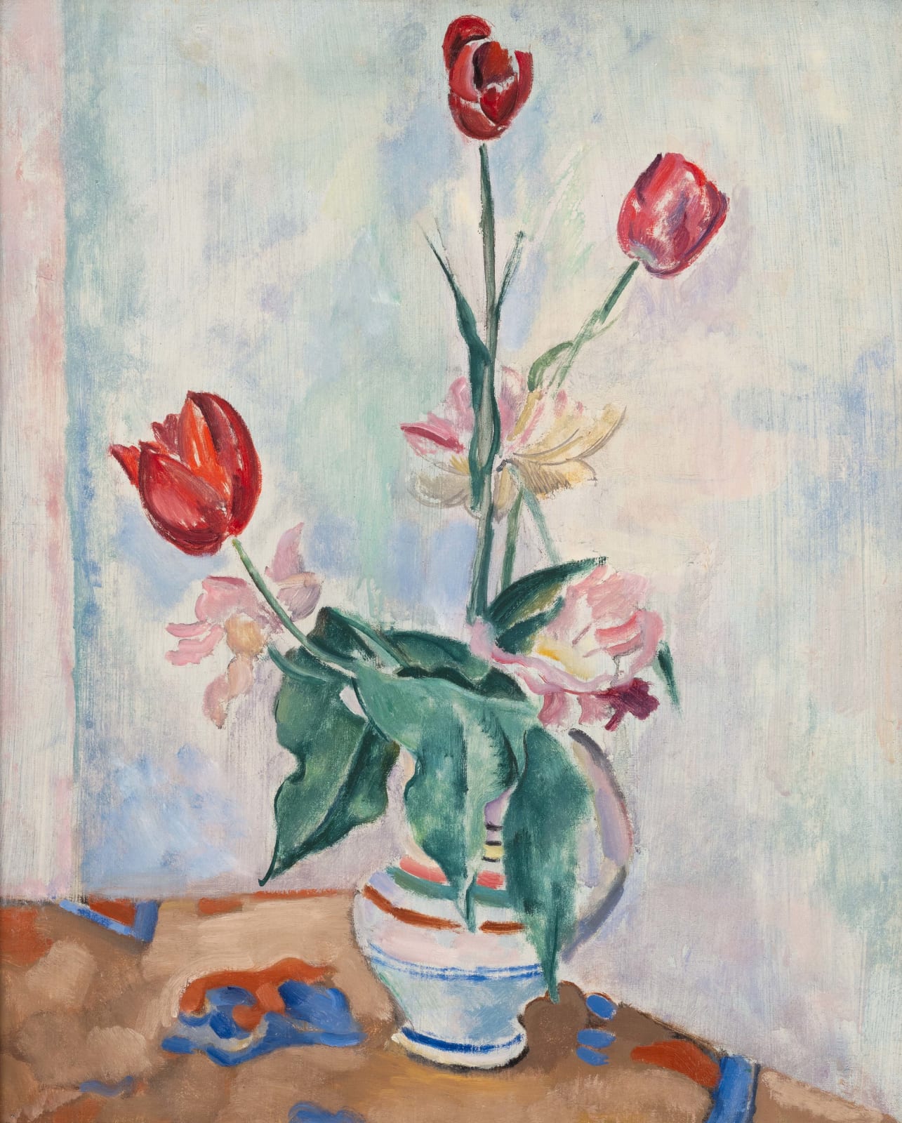 Max Weber, Three Tulips, 1908