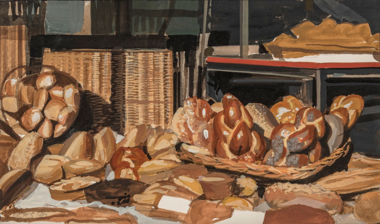 Richard Estes, Study X - Breads, 1996