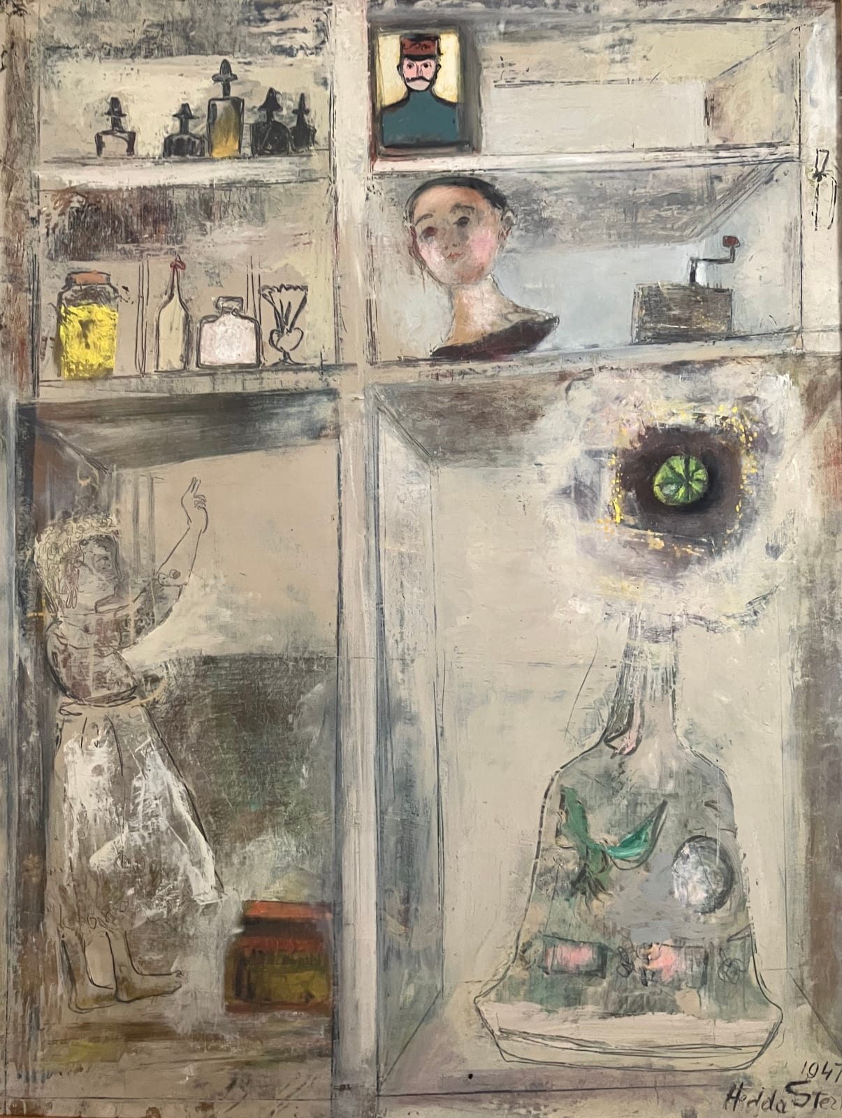 Hedda Sterne, Studio Still Life, 1947