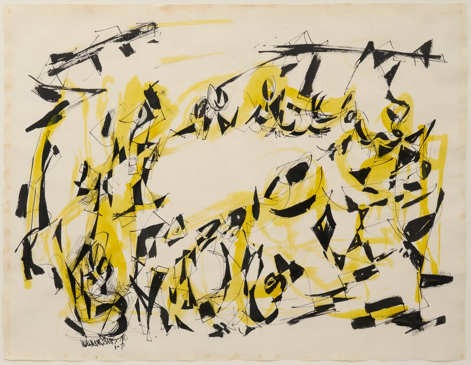 Norman Lewis, Untitled, 1970