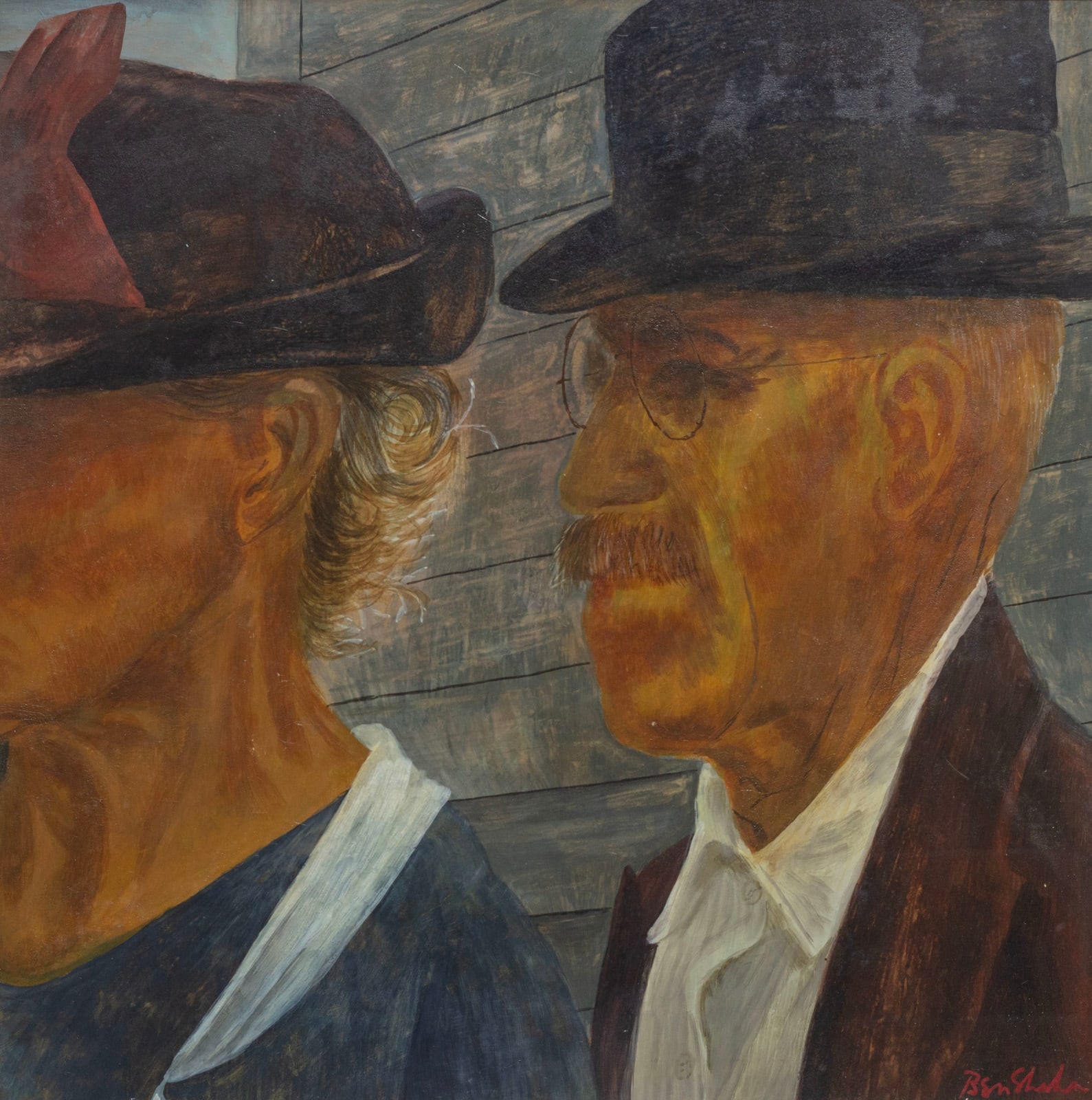 Ben Shahn, American Couple, 1938