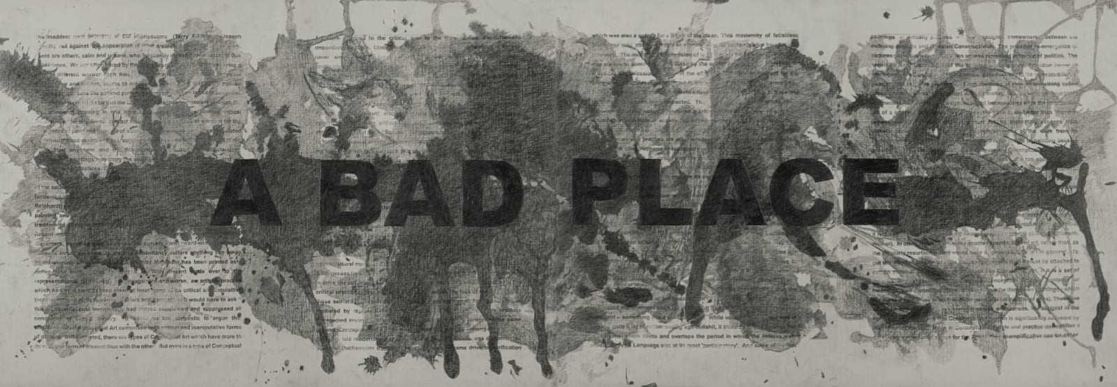 Art & Language, A Bad Place; Unknown, 2024