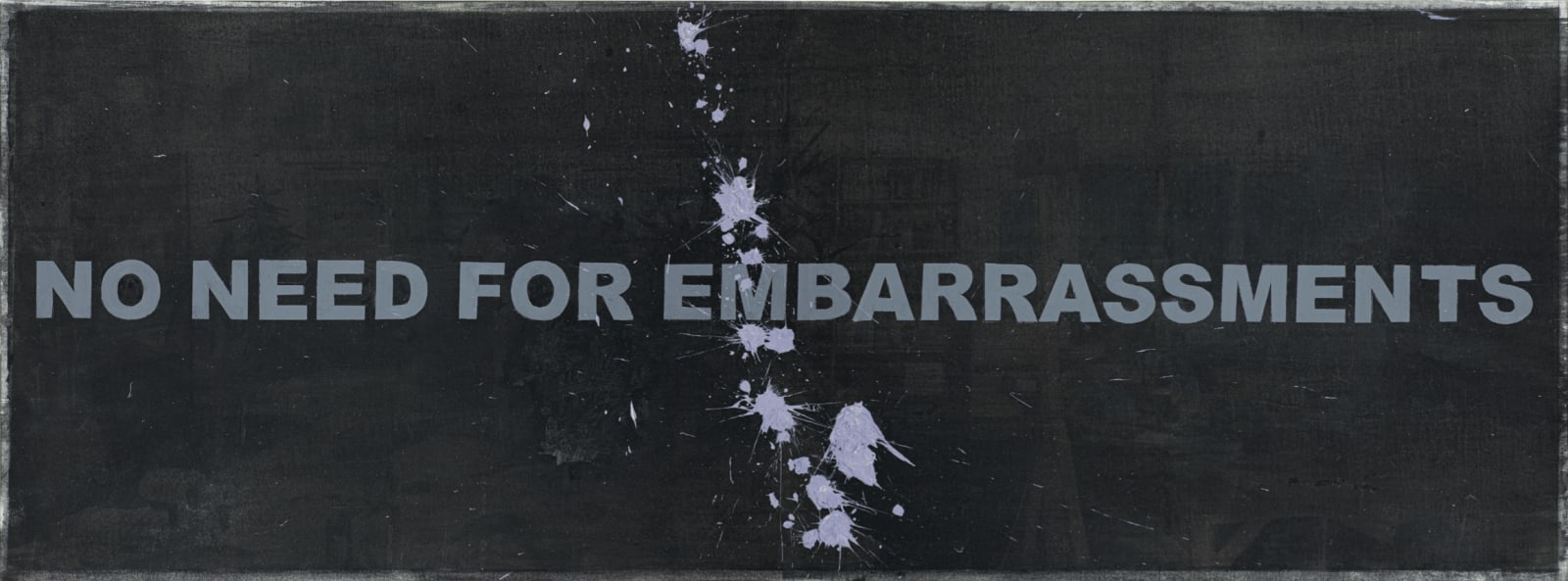 Art & Language, A Bad Place; No Need for Embarrassments, 2024