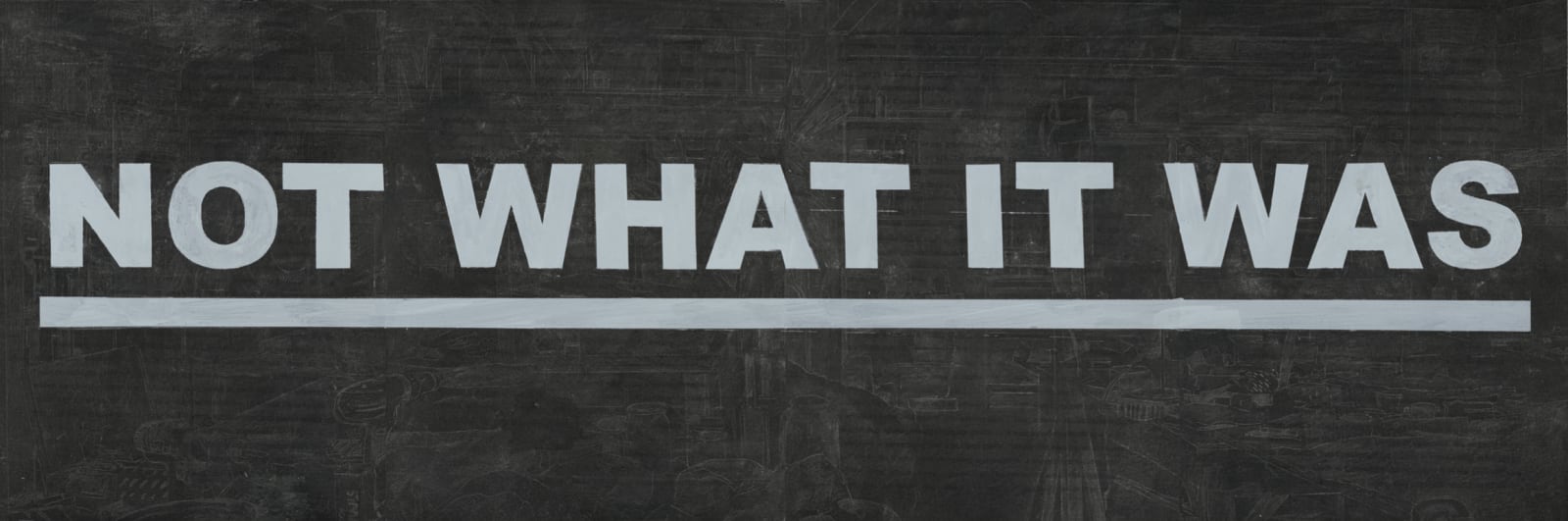 Art & Language, A Bad Place; Not What it Was, 2024