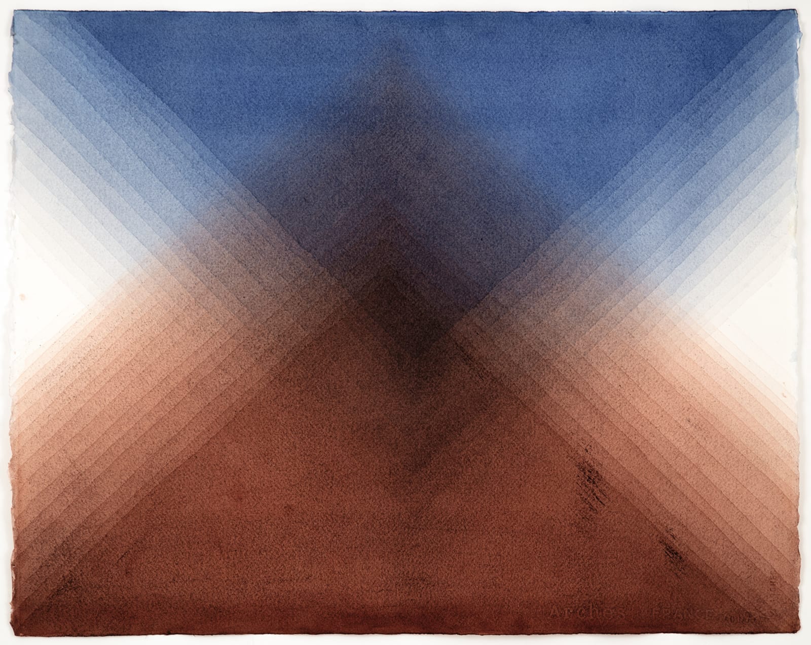 Danielle Dimston, Chromatic Abstraction, No.2 (Intersecting Peaks), 2020