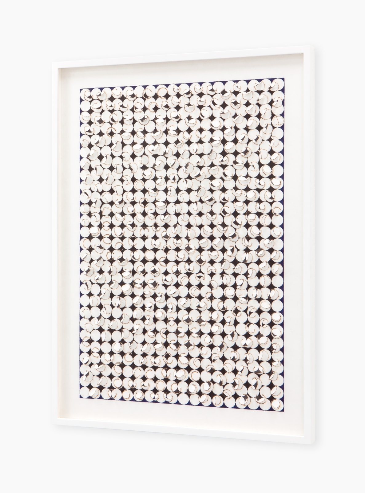 Zaida Oenema, Condensed (Inverted Black/White/Blue), 2024