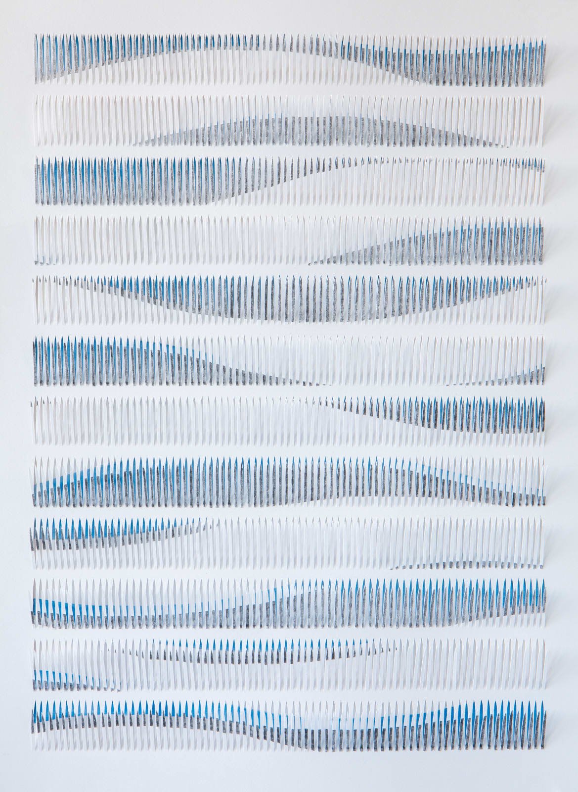 Zaida Oenema, Waves (Blue/Grey), 2021