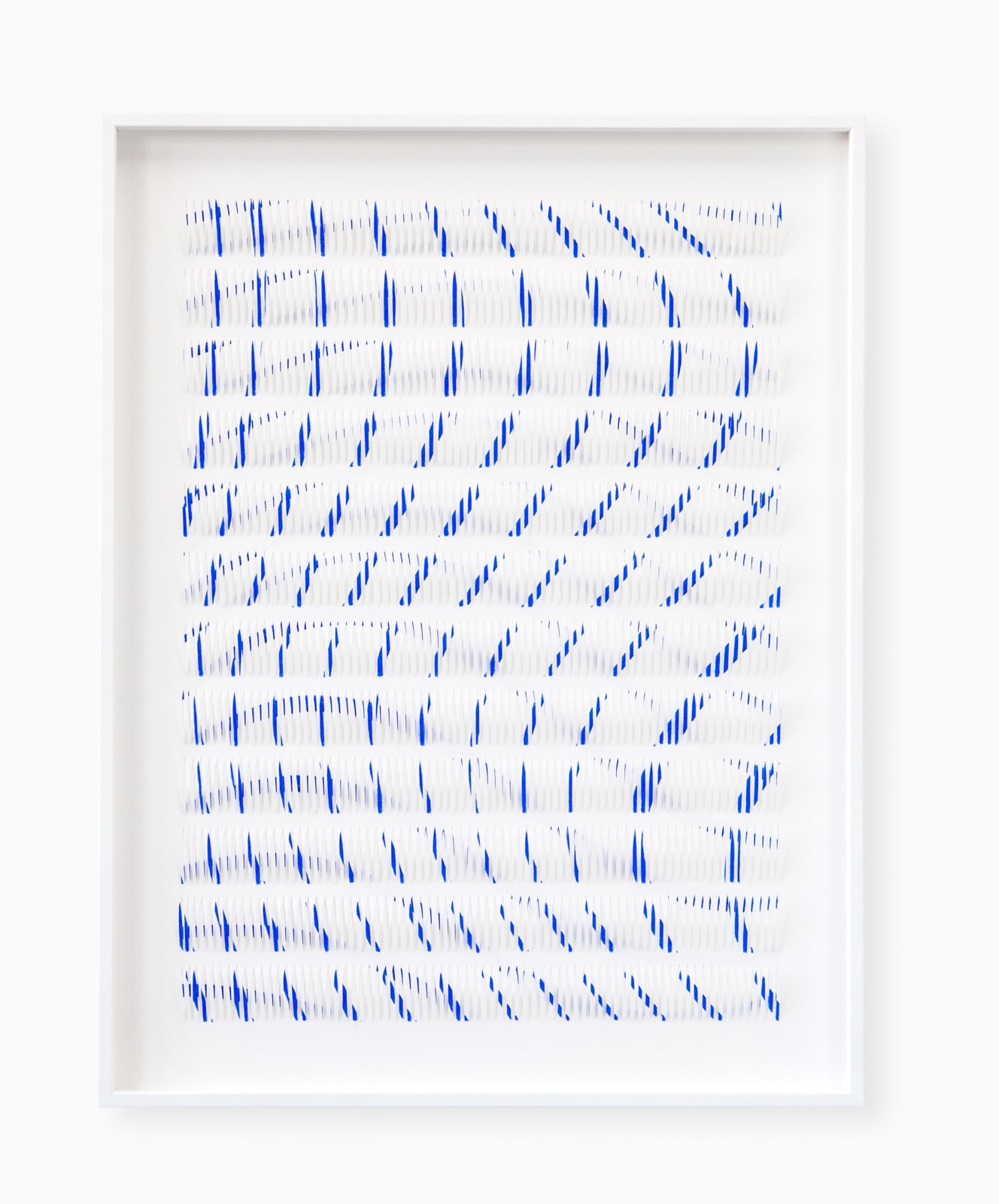 Zaida Oenema, Line Series VI and VII (Intersected) - diptych, 2024