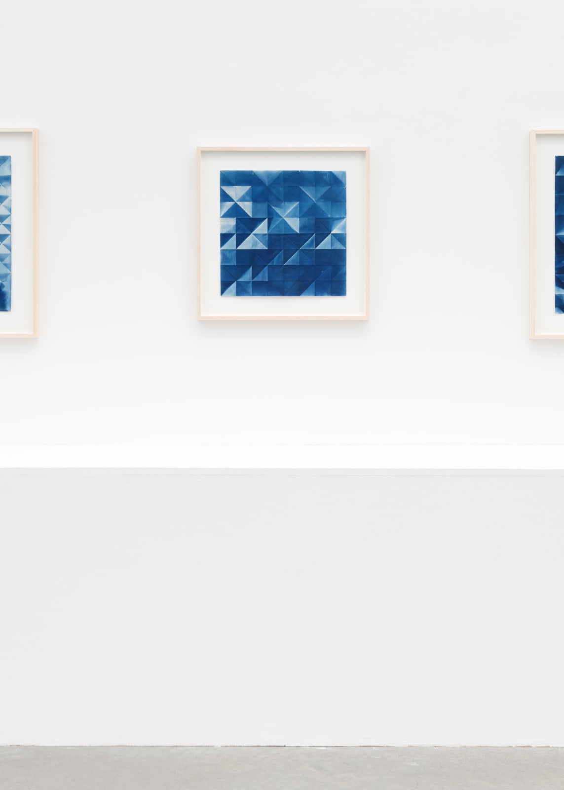 Fritz Horstman, Folded Cyanotype 75, 2020