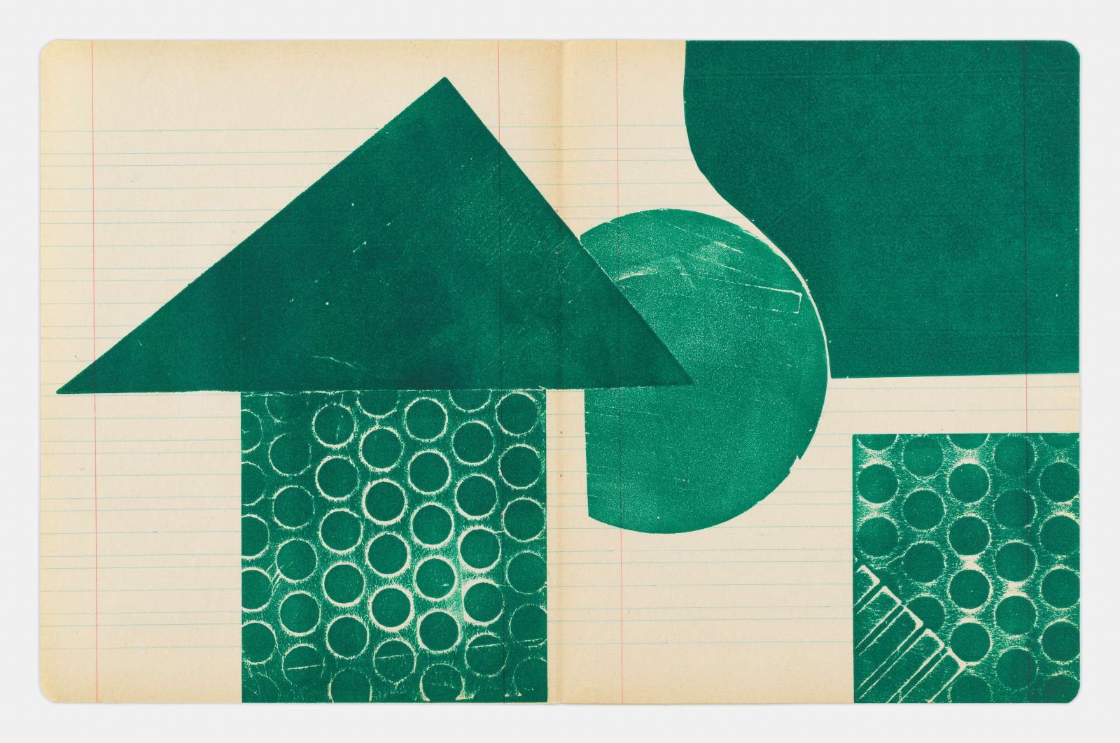 Austin Thomas, Uruguayan Vintage Libertadores Notebook - Power to the People (Green), 2024