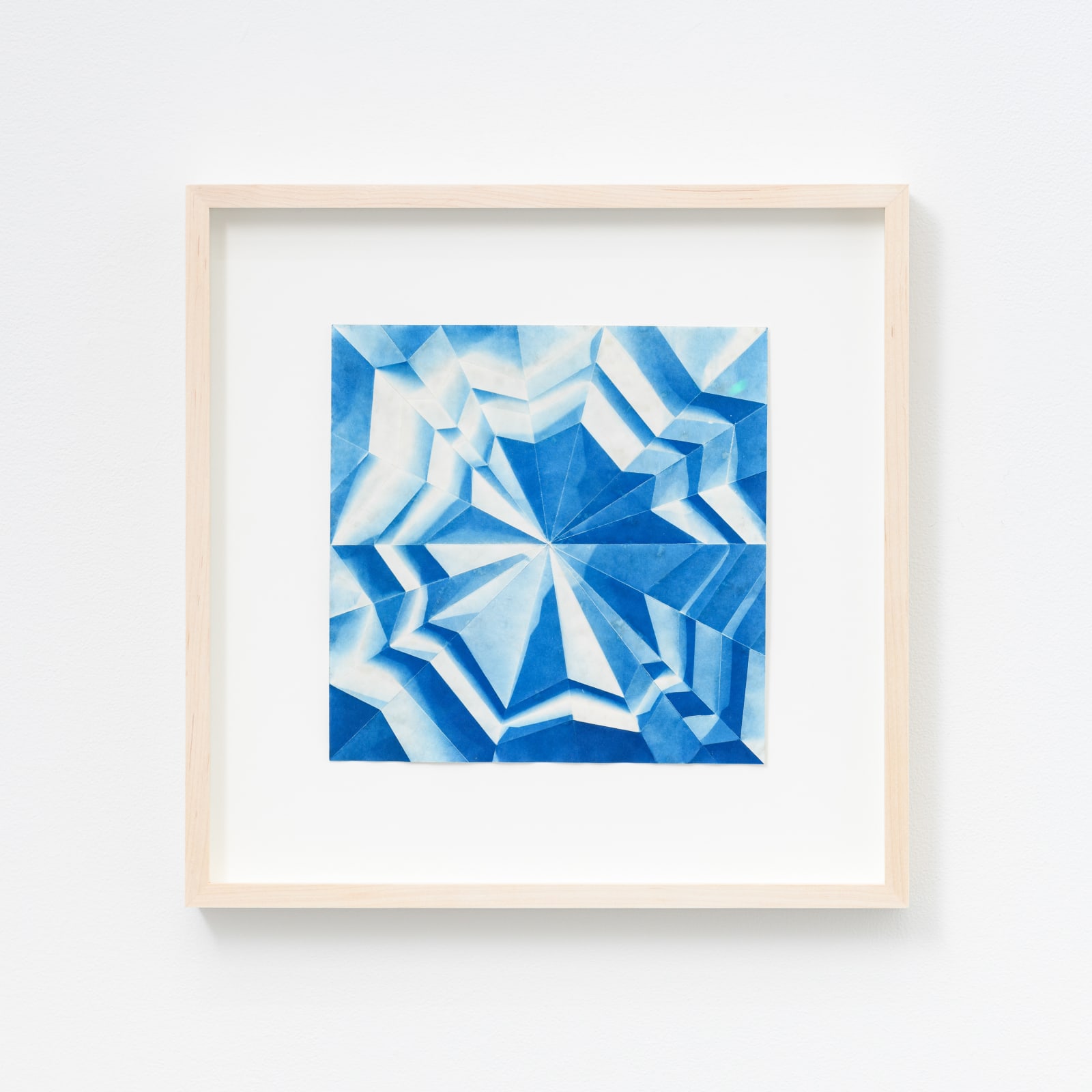 Fritz Horstman, Folded Cyanotype 201, 2022