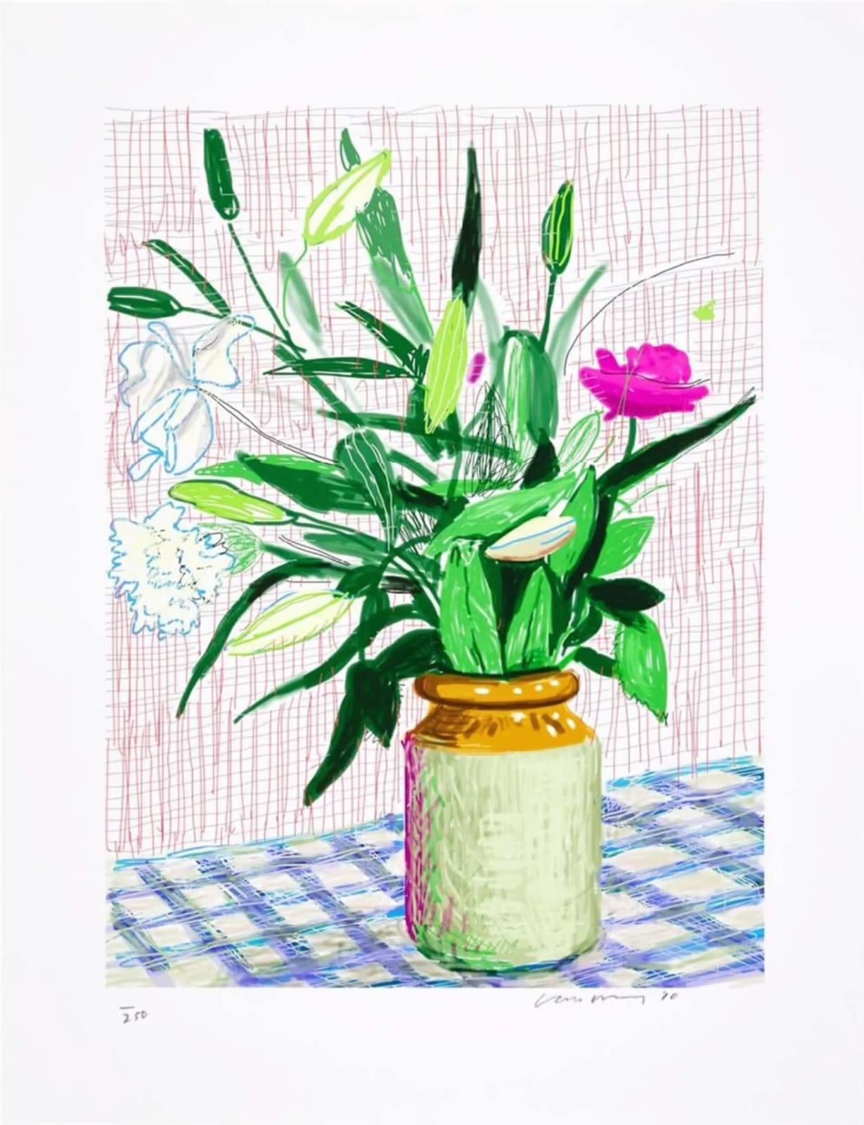 David Hockney, Untitled no. 516, from A Bigger Book: Art Edition, 2010