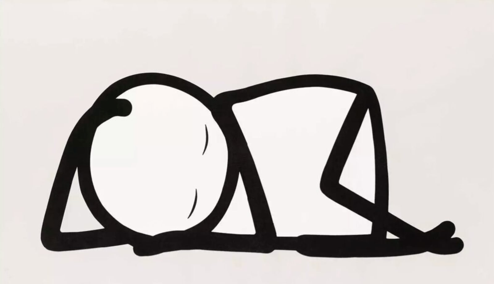 STIK, Sleeping Baby (Nude), 2015