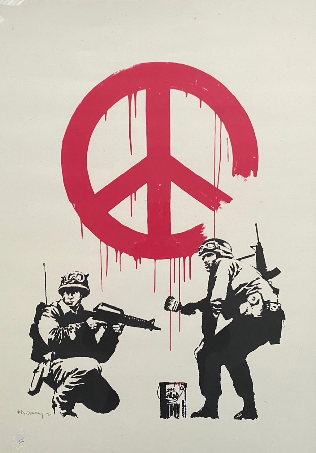 Banksy, CND Soldiers (Signed), 2005
