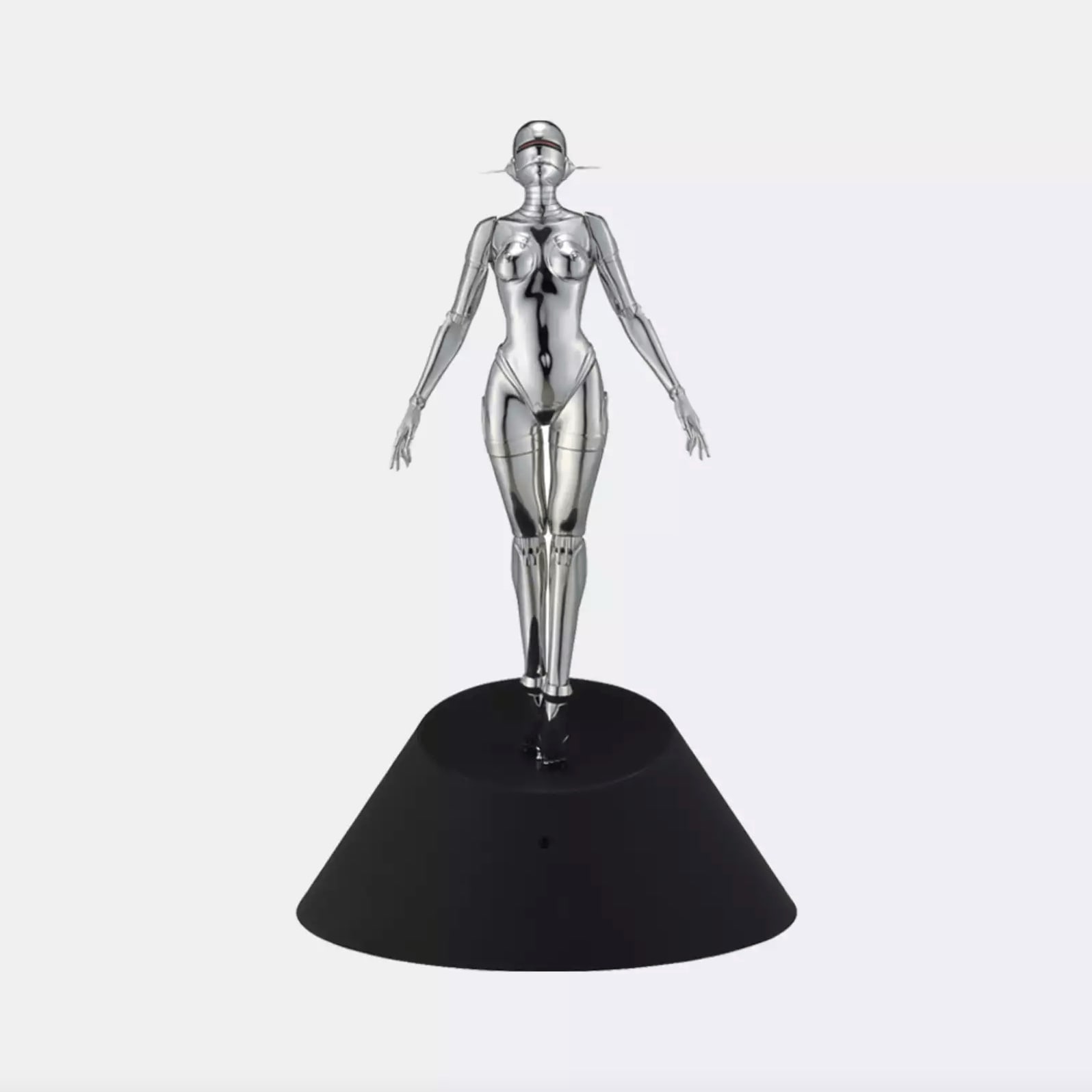 Hajime Sorayama, Sexy Robot Floating 1/4 Scale (Silver), 2020