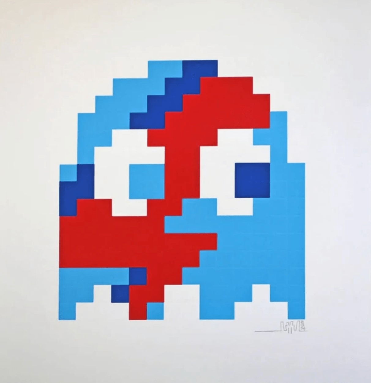 Invader, Aladdin Sane (Inky), 2014