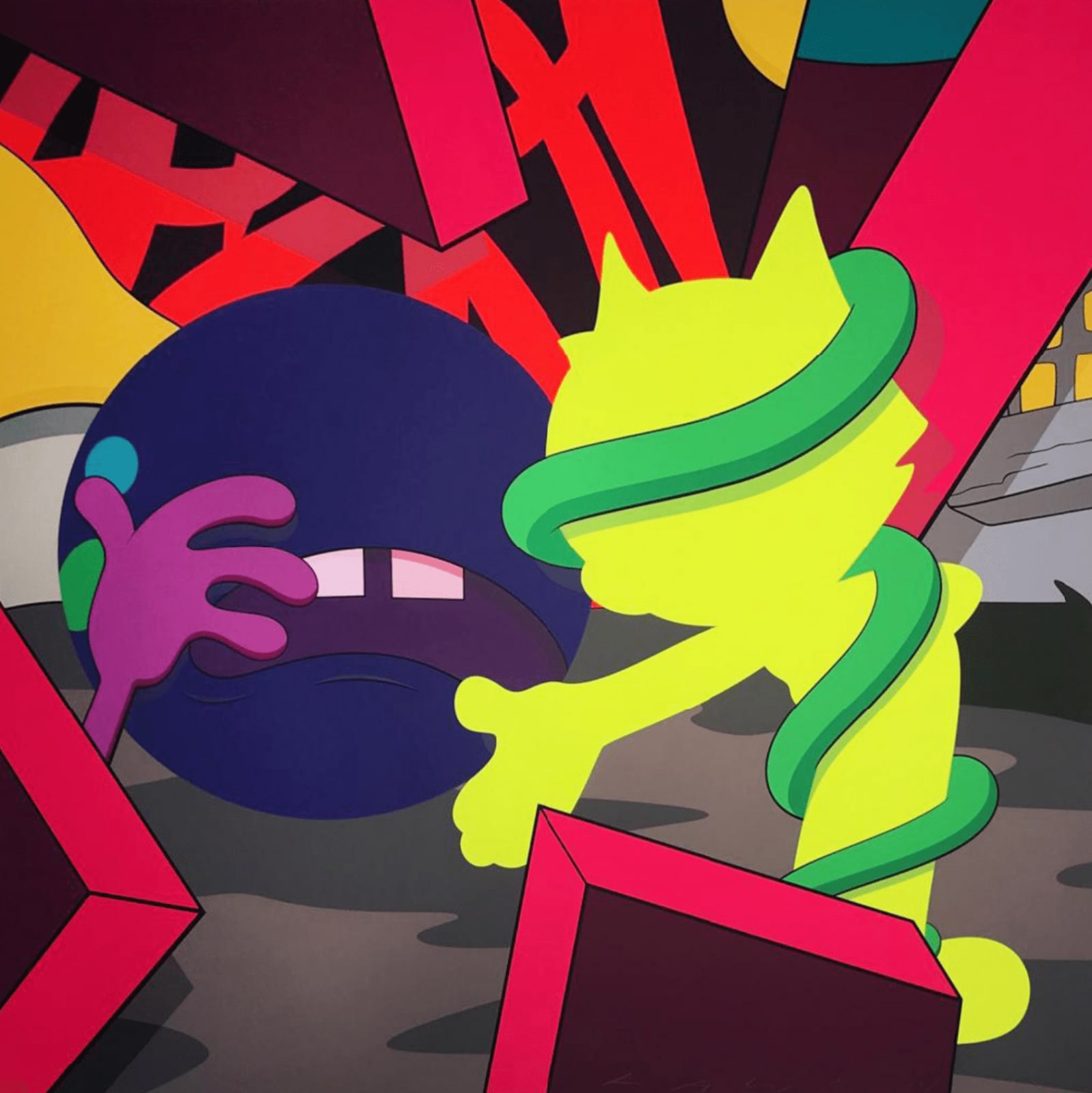 KAWS, Presenting The Past, 2014